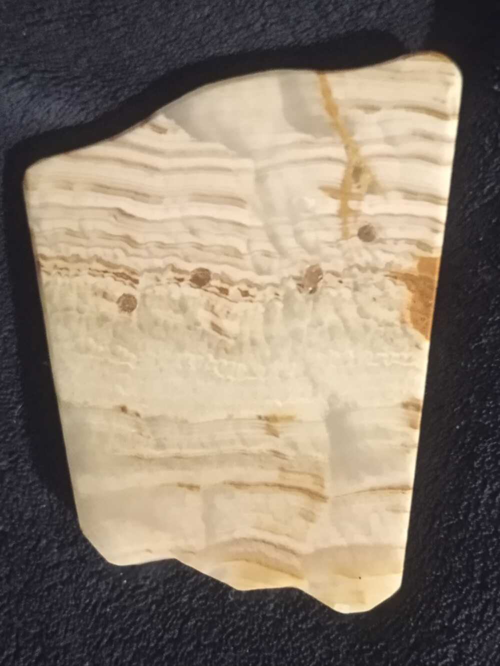 Rare Sowbelly Agate Polished Slab - 4.75" - Last Chance Mine, Creede, CO